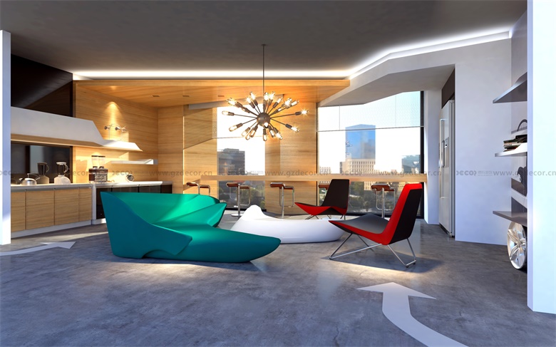 辦公室設(shè)計(jì)裝修應(yīng)該選擇適當(dāng)?shù)恼彰骱涂照{(diào)系統(tǒng)，以提供良好的工作環(huán)境