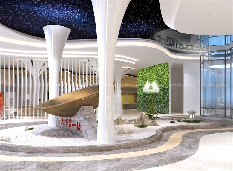 在企業(yè)展廳裝修設(shè)計中，如何運用品牌元素和視覺識別系統(tǒng)？