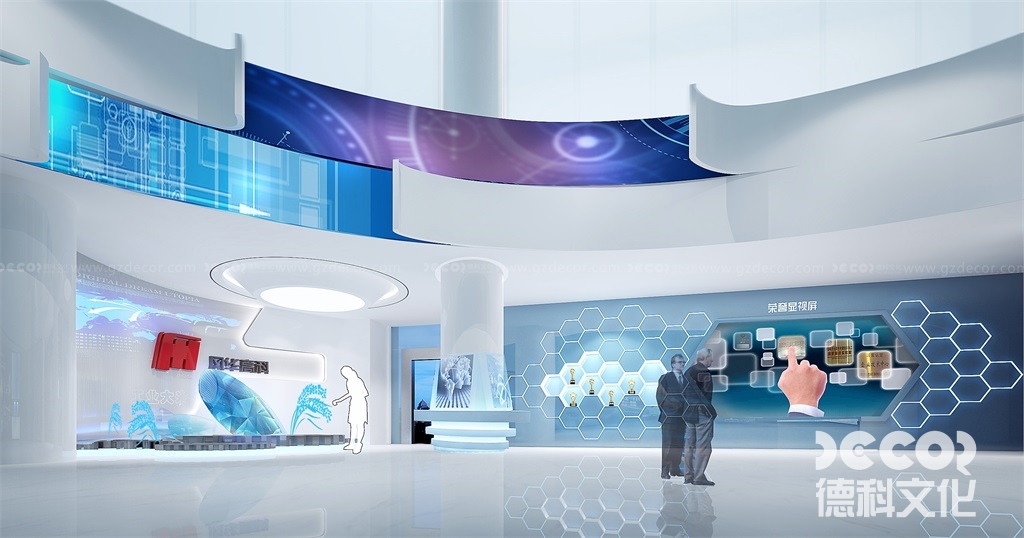 現(xiàn)代簡(jiǎn)約企業(yè)展廳設(shè)計(jì)如何提升客戶(hù)的品牌認(rèn)知度？